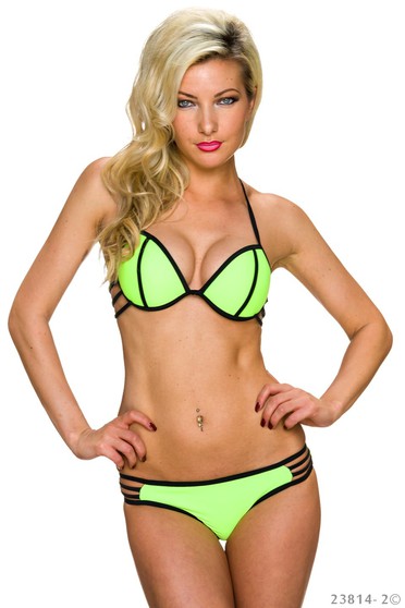 Costum De Baie Cat Eyes Green