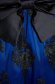 Rochie LaDonna albastra de ocazie in clos din material satinat si dantela 5 - StarShinerS.ro