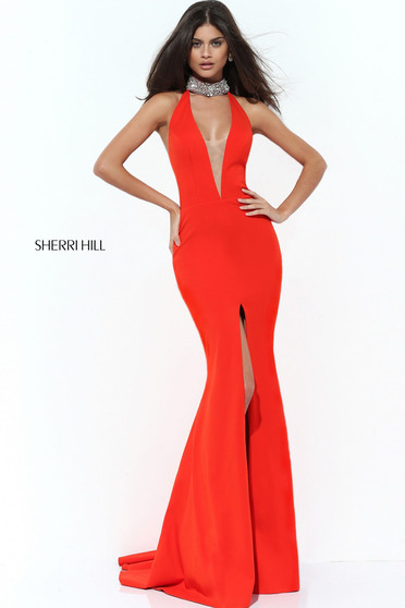 Rochie Sherri Hill 50642 Orange