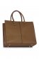 Brown office bag with metalic accessory 3 - StarShinerS.com