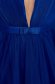 Rochie din tul albastra scurta in clos accesorizata cu cordon - Ana Radu 4 - StarShinerS.ro