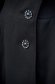 Palton negru din lana cu buzunare captusit pe interior 3 - StarShinerS.ro