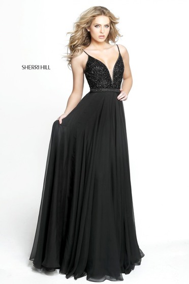 Rochie Sherri Hill 51009 Black
