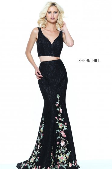 Rochie Sherri Hill 50778 Black