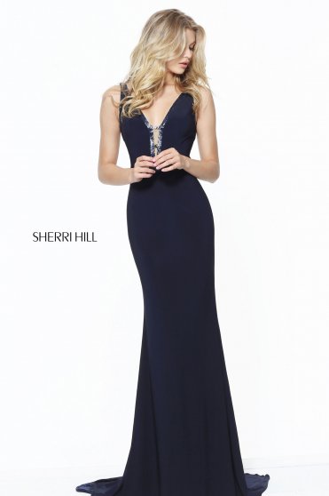 Rochie Sherri Hill 50814 Black