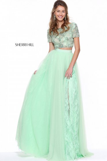 Rochie Sherri Hill 50857 LightGreen