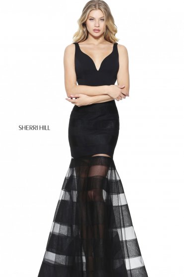 Rochie Sherri Hill 50897 Black