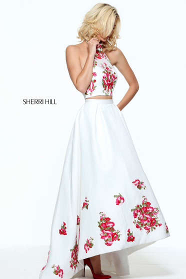 Rochie Sherri Hill 51042 White