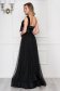 Ana Radu occasional black veil dress with bow shaped accessory 2 - StarShinerS.com