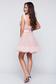 Ana Radu rosa net dress with satin fabric texture 2 - StarShinerS.com