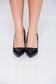 Pantofi stiletto negri elegant din piele ecologica 3 - StarShinerS.ro