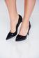 Pantofi stiletto negri elegant din piele ecologica 2 - StarShinerS.ro