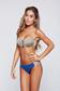 Grey swimsuit with straps push-up cups 1 - StarShinerS.com