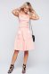 Rochie LaDonna rosa brodata din bumbac in clos 3 - StarShinerS.ro