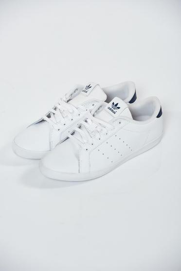 Pantofi sport Adidas Originals Stan Smith albi casual cu talpa usoara