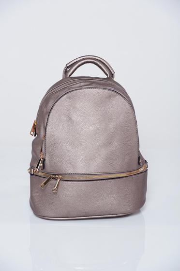 Darkbrown backpacks adjustable straps