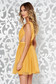 Ana Radu mustard yellow occasional cloche dress accessorized with tied waistband 3 - StarShinerS.com