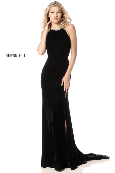 Rochie Sherri Hill 51400 Black