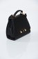 Black casual bag long, adjustable handle metalic accessory 2 - StarShinerS.com