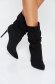 Black natural leather ankle boots with high heels 1 - StarShinerS.com