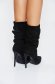 Black natural leather ankle boots with high heels 2 - StarShinerS.com