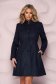 Artista darkblue elegant coat from non elastic fabric with inside lining 1 - StarShinerS.com