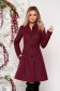 Artista purple elegant coat from non elastic fabric with inside lining 1 - StarShinerS.com