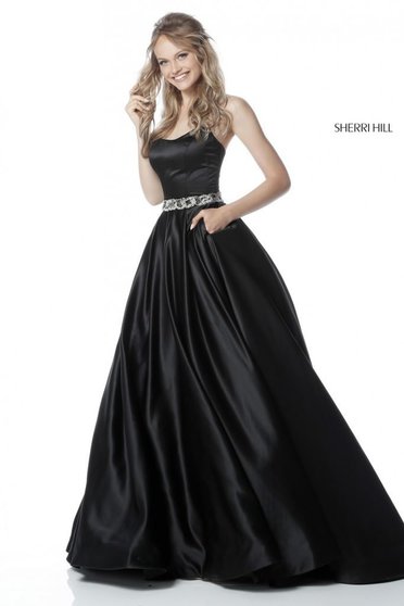 Rochie Sherri Hill 51609 Black