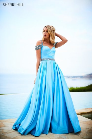 Rochie Sherri Hill 51613 LightBlue