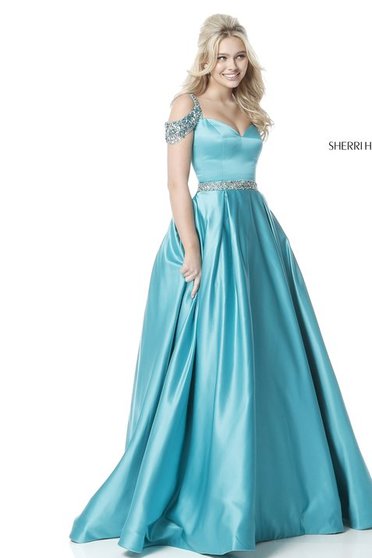 Rochie Sherri Hill 51613 Turquoise