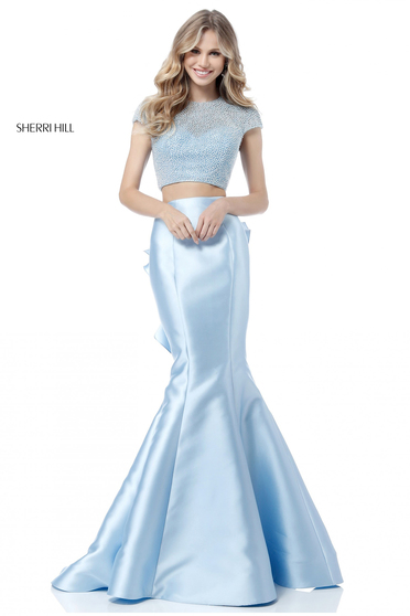 Rochie Sherri Hill 51624 LightBlue