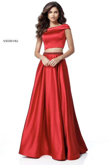 Rochie Sherri Hill 51632 Red