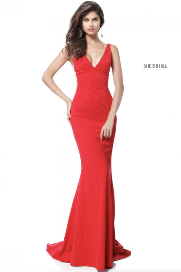 Rochie Sherri Hill 51635 Red