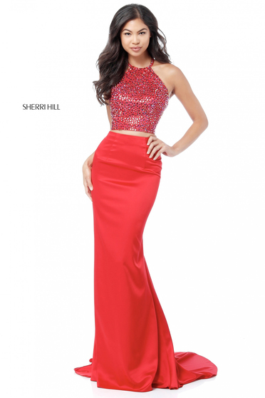 Rochie Sherri Hill 51647 Red