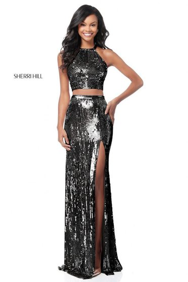 Rochie Sherri Hill 51662 Black