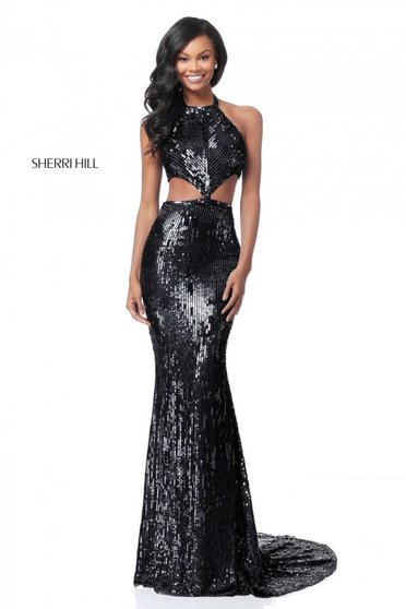 Rochie Sherri Hill 51663 Black