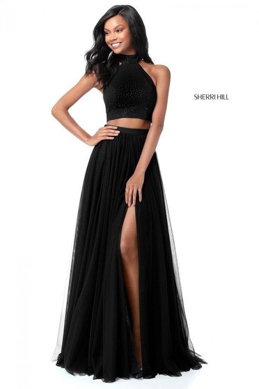 Rochie Sherri Hill 51721 Black
