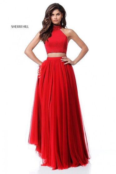 Rochie Sherri Hill 51721 Red