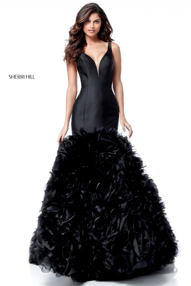 Rochie Sherri Hill 51678 Black
