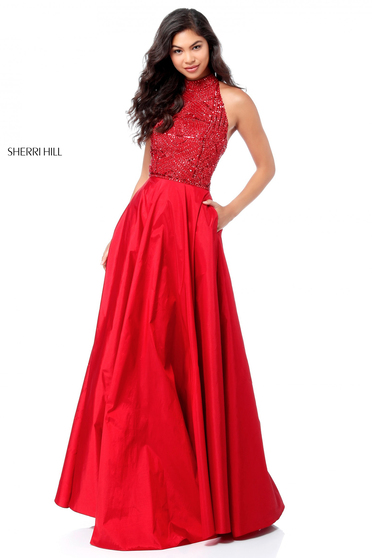 Rochie Sherri Hill 51690 Red