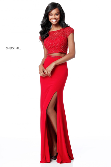 Rochie Sherri Hill 51691 Red