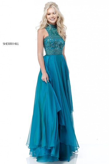 Rochie Sherri Hill 51722 Turquoise