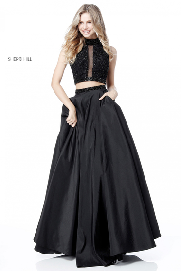Rochie Sherri Hill 51725 Black
