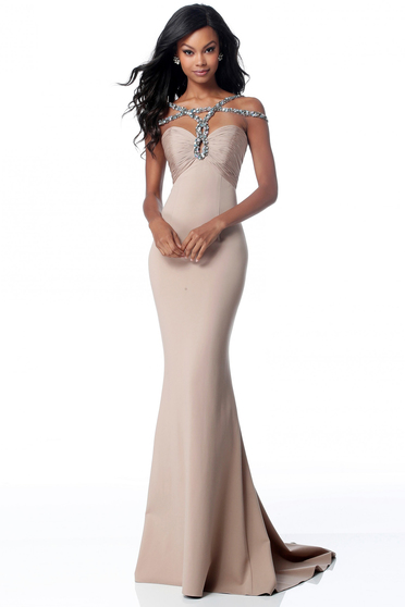 Rochie Sherri Hill 51776 Nude