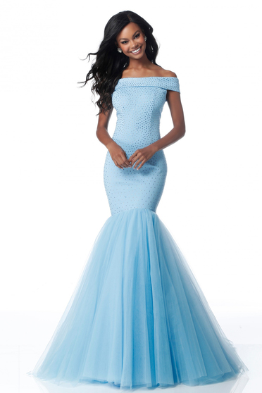 Rochie Sherri Hill 51778 LightBlue