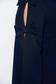Rochie LaDonna albastra-inchis eleganta din stofa usor elastica cu croi larg 4 - StarShinerS.ro