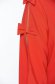Rochie LaDonna rosie eleganta din stofa usor elastica cu croi larg 4 - StarShinerS.ro