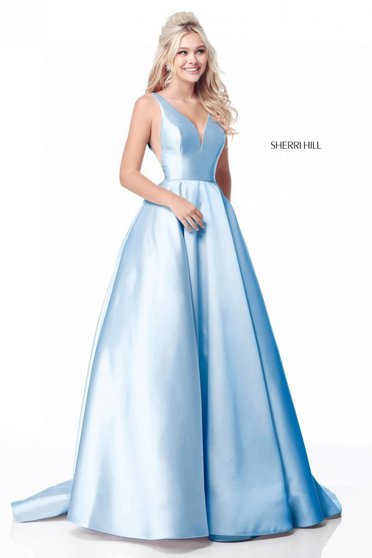 Rochie Sherri Hill 51856 LightBlue