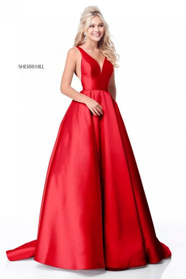 Rochie Sherri Hill 51856 Red
