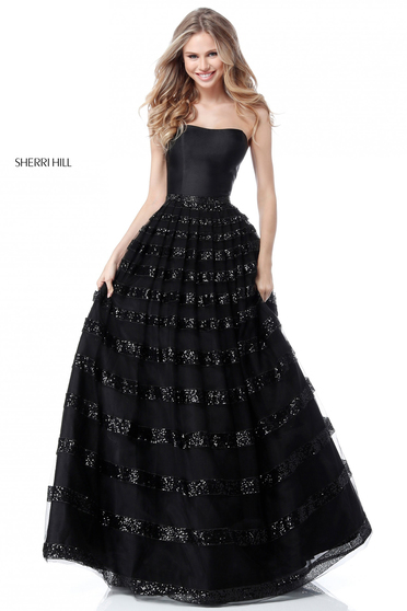 Rochie Sherri Hill 51705 Black
